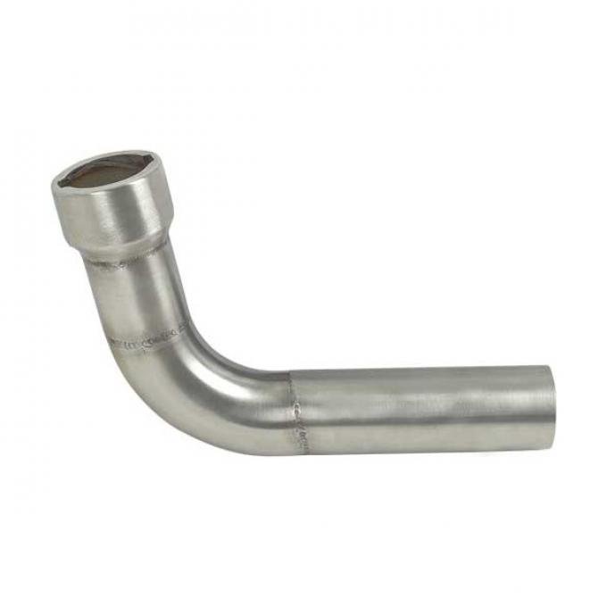 Gas Tank Filler Neck - Stock Style - Stainless Steel - Non-Threaded - Clamps Into Hose - Ford Passenger