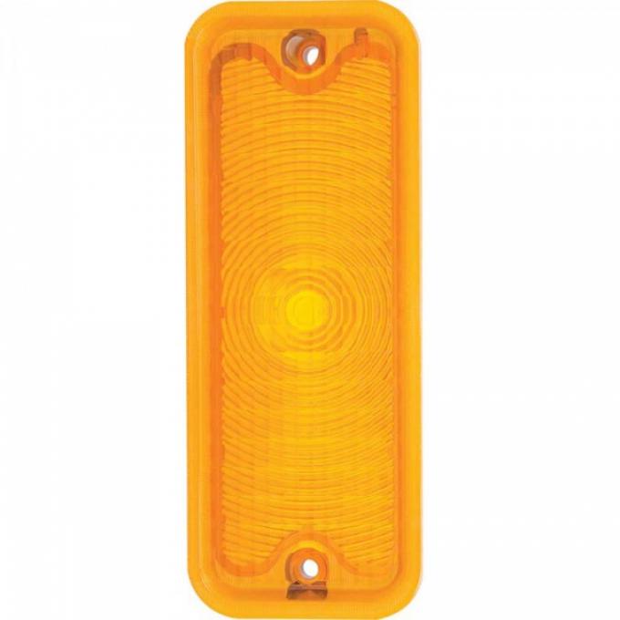 Chevy or GMC Parking Light Lens, Amber, Non-Diffused Right 1973-1974