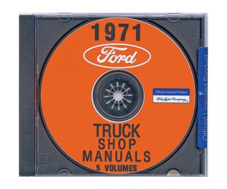 Ford Pickup Truck Shop Manual On CD