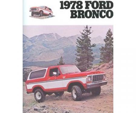 Sales Brochure, 1978 Bronco