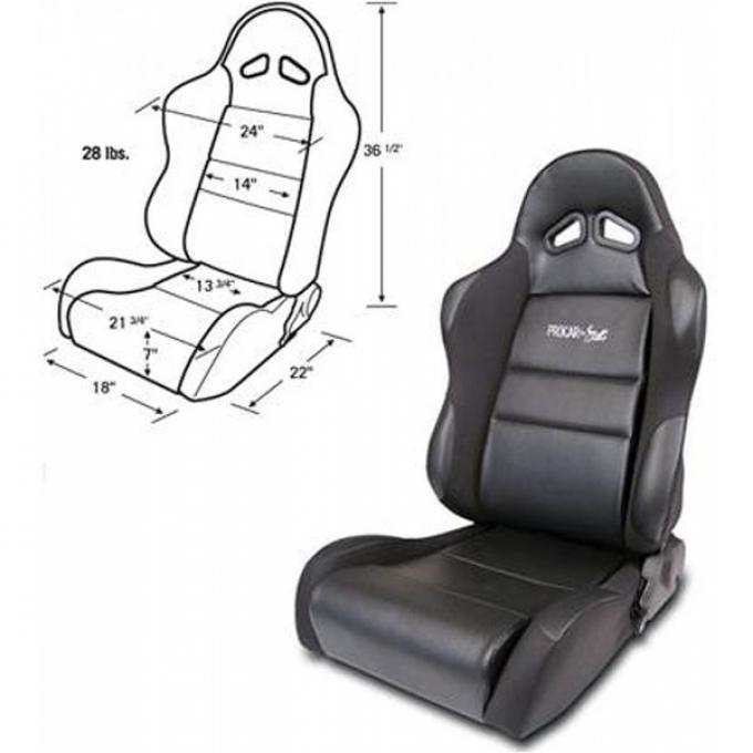 Chevy Truck Bucket Seat, Sportsman Series, Left