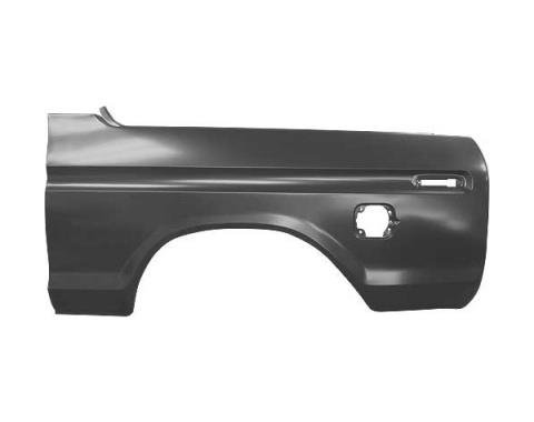 Quarter Panel - Left - Has Single Rectangular Fuel Filler Opening - 74 Long X 34 High