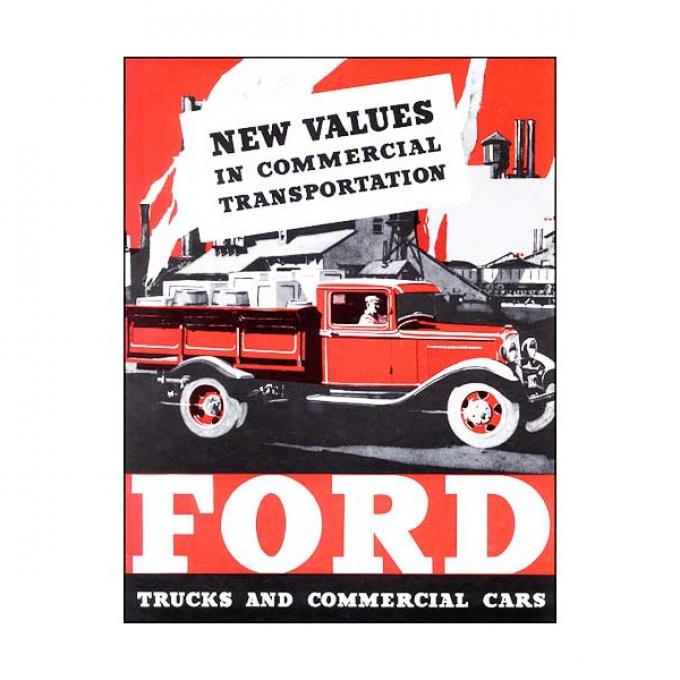 Sales Brochure - Fold-Out Style - Ford Commercial Truck