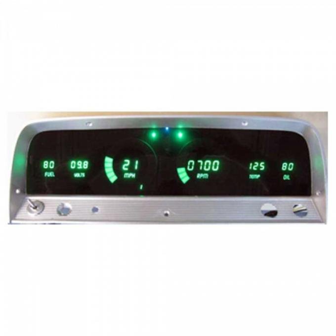 Chevy Truck - LED Digital Replacement Gauge Cluster, 1964-1966