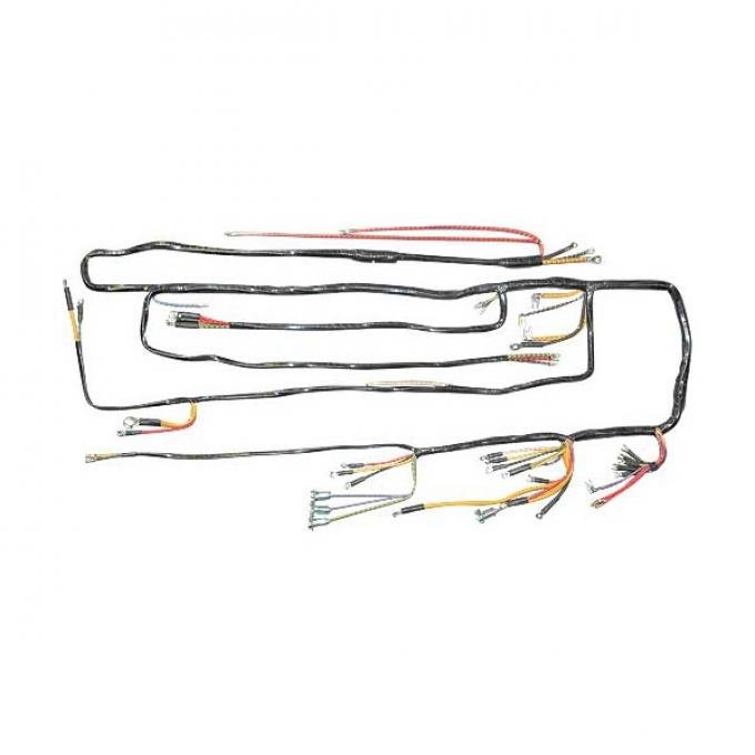 Ford Pickup Truck Dash Wiring Harness - Amp Gauge Loop - V8