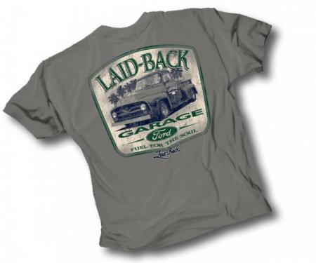 Laid Back Kingston 55 Ford Truck T-Shirt, Gray