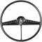 Chevy Truck Steering Wheel, Black, 1954-1956