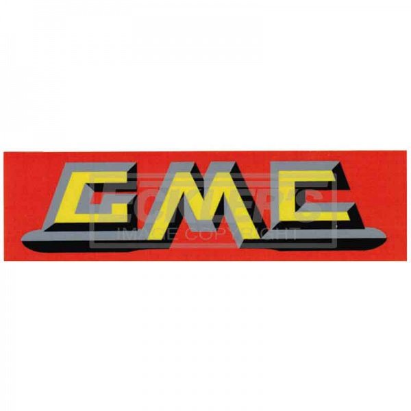 GMC Truck Heater Decal, 1953-1955 | Classic Truck
