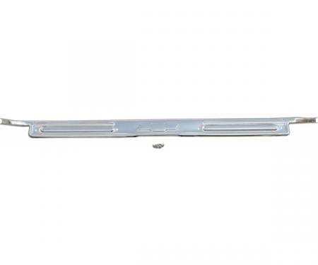Chevy Truck Scuff Plate, Stainless, With Bowtie, 1967-1972