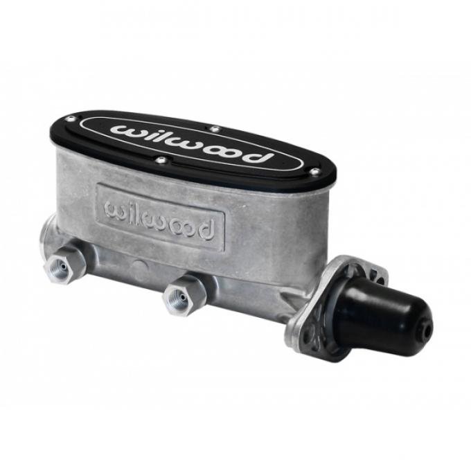 Chevy Wilwood Aluminum Tandem Master Cylinder, 1.0" Bore 1955-1957