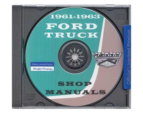 Ford Pickup Truck Shop Manual On CD