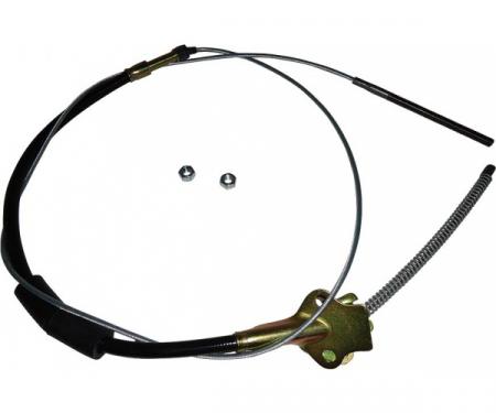 Chevy Emergency Brake Cable, Rear, 1951-1954