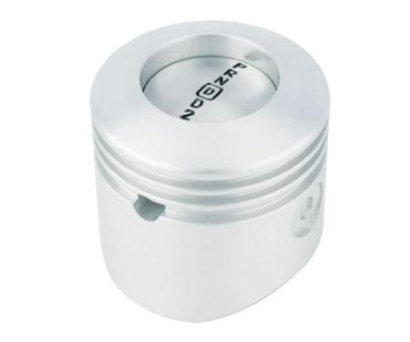 Shift Knob, Lokar, Brushed Aluminum, Piston Style, 4-Speed, for GM 700R4/200R4/4L80/4L80E/4L60/4L60E  Automatic Transmission