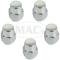 Lug Nuts, Styled Steel Wheel, Set Of 5, Fairlane, Falcon, Ranchero, Torino, Comet, Montego, 1966-1969