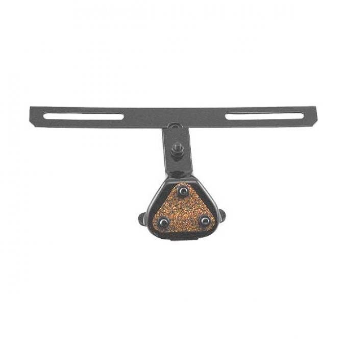 Rear License Plate Bracket - Black - Steel - Ford Passenger
