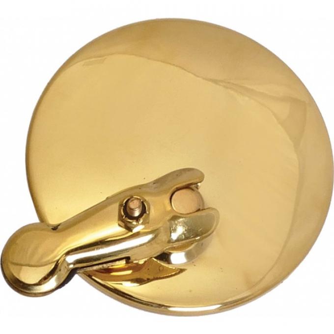 Windwing Mirror - Brass - 3-1/2 Diameter - Ford