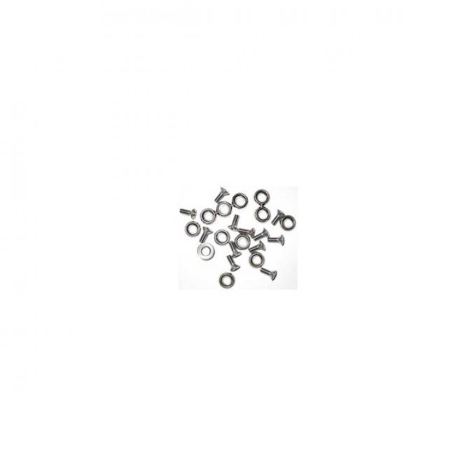 Chevy or GMC Truck Bumper Bolts Steel Cap, Low Dome 1947-1972