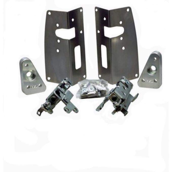 Hood Latches, Stainless Steel, Polished, 1947-1953