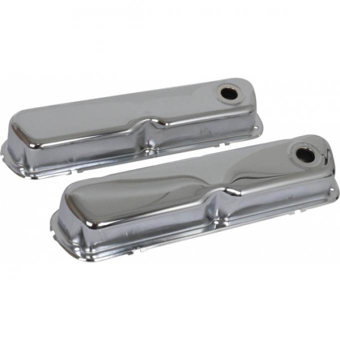 Valve Covers - Chrome - 260, 289, 302 & 351W V8