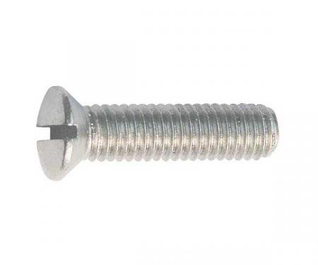 Oval Head Machine Screw - Slotted - 10/32 X 3/4 - #8 Head -Stainless Steel