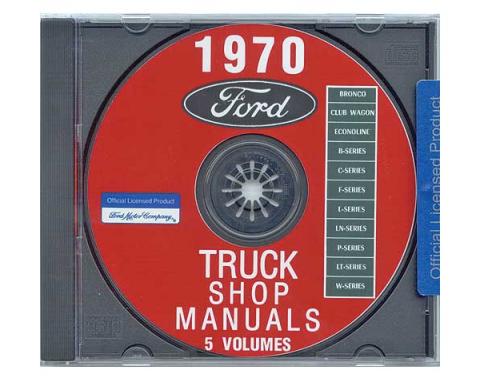 Ford Pickup Truck Shop Manual On CD