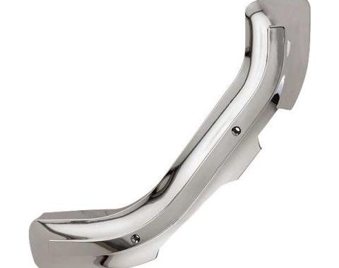 Ford Pickup Truck Seat Pivot Side Cover - Front Left - Chrome - Ford F100 To Ford F350