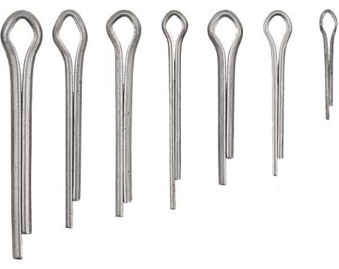 Cotter Pin Set - Stainless Steel - 163 Pieces