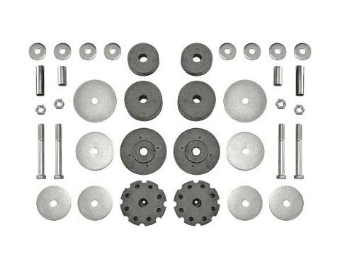 Ford Pickup Truck Cab To Frame Pad & Bolt Kit - F100 Thru F250 Except 4 Wheel Drive