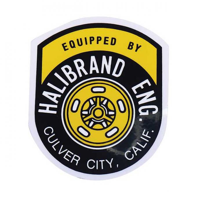 Nostalgia Decal - Halibrand Engineering - 3 wide X 4 high