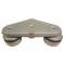 Chevy Batwing Air Cleaner, Dual 4-Barrel, Offset Intake, 1957