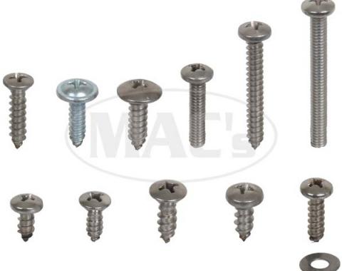 Exterior Screw Kit (103 Pieces), Ranchero, 1957
