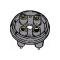 Distributor Inner Terminal Cap - 1932- Early 36-V8 - Ford