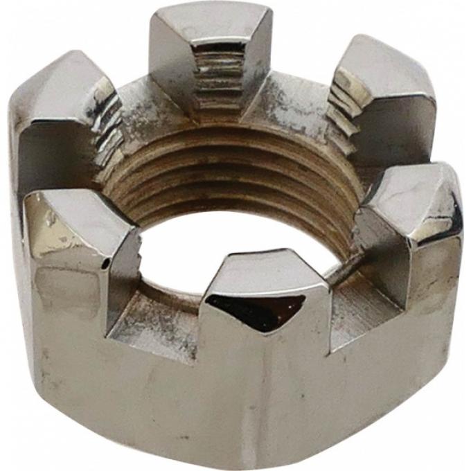 Castle Nut - Chrome - 5/8-18