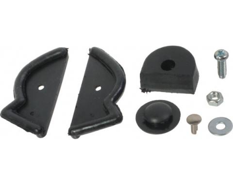 Hood Bumper Set - Rubber - 14 Pieces - Ford Passenger