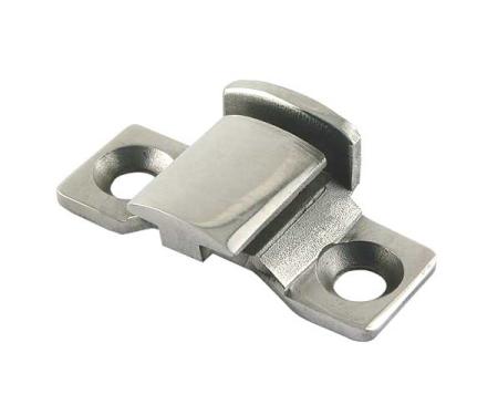Hood Hinge Bracket - Front Or Rear - 2-Hole Mounting - Stainless Steel - Cast Style - Ford Pickup Truck
