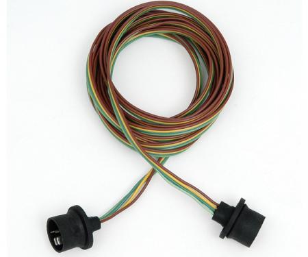 Chevy Truck Rear Body Light Intermediate Wiring Harness, Long Bed, 1967-1972