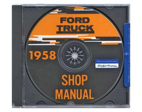 Ford Pickup Truck Shop Manual On CD