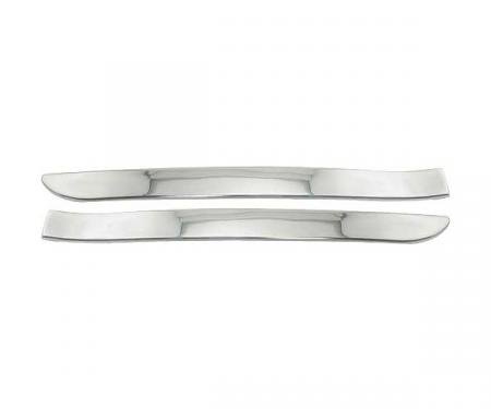 Lower Front Fender Mouldings - Stainless Steel - Pre-Formed- Ford Passenger