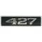 Hood Emblem, 427, Fairlane, Ranchero, Torino, 1969