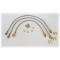 Chevy Truck Brake Hose Set, Braided Stainless Steel, 1973-1978