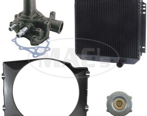 69 Fairlane/Ranchero Cooling Kit (3 Row-351 AC) 24in Rad