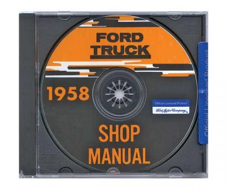 Ford Pickup Truck Shop Manual On CD