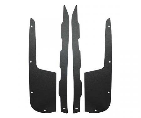 Rear Quarter Upper Trim Set - 4 Pieces