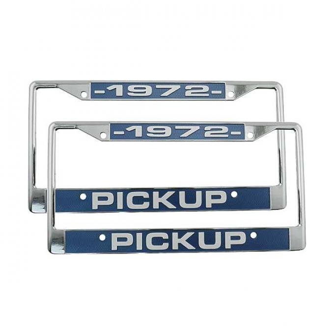 Ford Pickup Truck License Plate Frames - 1972 Pickup