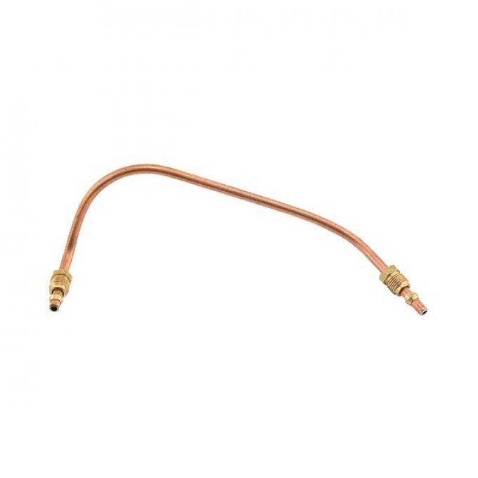 Fuel Pump To Carb Gas Line - Copper Plated Steel - 35 - Early 38 V8 Except 60 HP - Ford