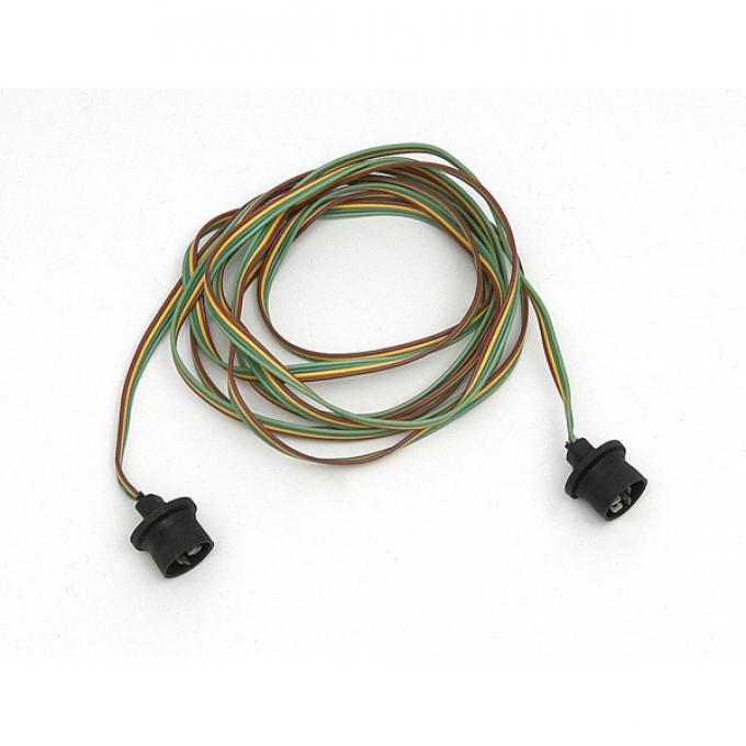 Chevy Truck Rear Body Light Intermediate Wiring Harness, Short Bed, 1967-1972