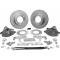 Chevy Truck Front Disc Brake Kit, 6-Lug, At The Wheel, 1947-1959