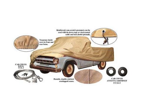 Pickup Truck Cover - Poly-Cotton - Pickup With Short Bed