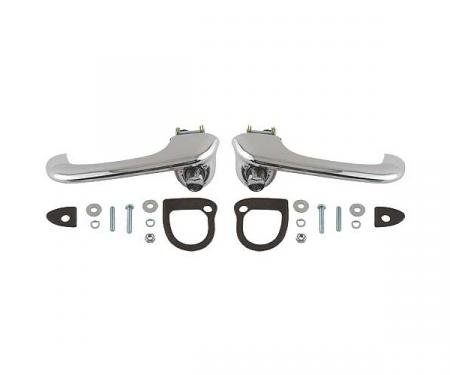 Outside Door Handle Set - Chrome - Right and Left