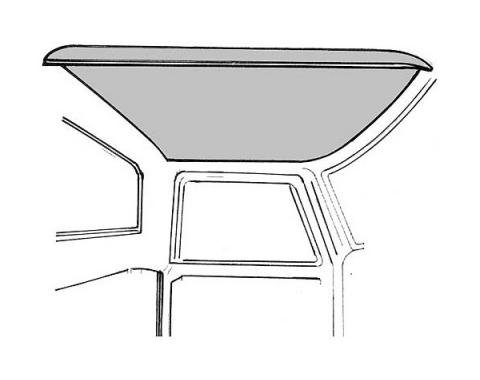 Ford Pickup Truck Headliner Kit - Non-Perforated Gray - 1 Piece